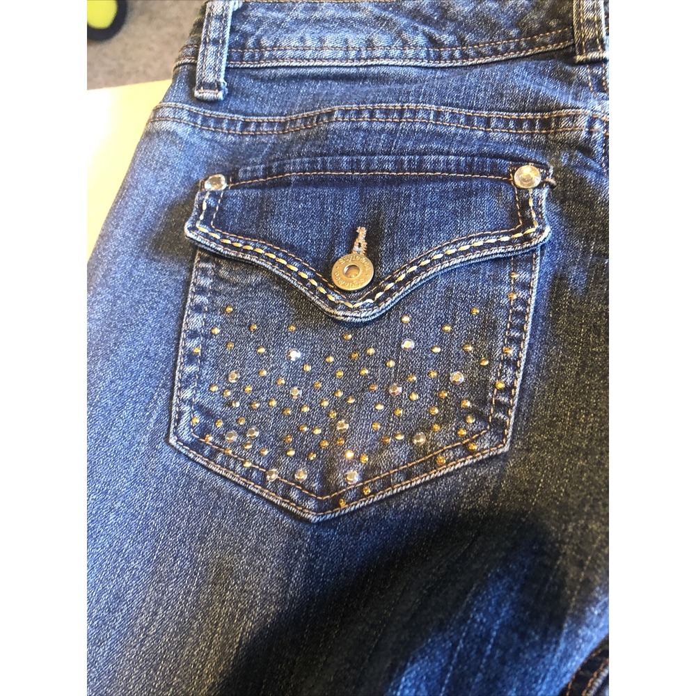 Style & Co Denim jeans Womens Size 4 Curvy Tummy Control Modern Boot Inseam 31 - Picture 10 of 12